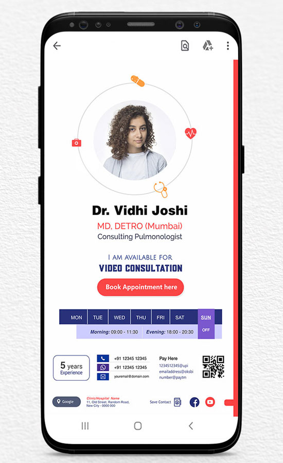 Visiting Card Doctor
